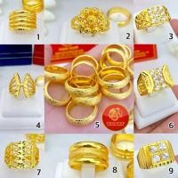 ราคา แหวนทองโคลนนิ่ง หนัก2สลึง ทองปลอม ทองชุบ ทองหุ้ม เศษทองแท้เยาวราช (1238031594)