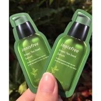 ราคา Innisfree Green Tea Seed Serum 1ml พร้อมส่ง เซรั่มชาเขียวมิติใหม่ เติมความชุ่มชื้น (Seed Serum 1 ml) (1376840938)