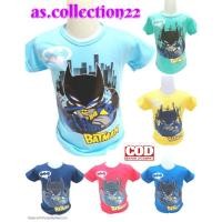 ราคา เสื้อยืดพิมพ์ลายแบทแมน BATMAN สําหรับเด็กผู้ชาย 1-10 ปี (3889734468)