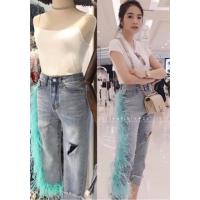 ราคา กางเกงยีนส์ฟรุ้งฟริ้ง (2781613449)
