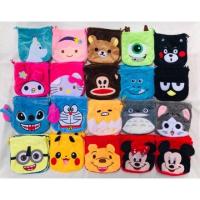 ราคา กระเป๋าหูรูดลายการ์ตูนใบเล็ก #พร้อมส่ง (1739361783)