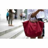 ราคา New Longchamp le pliage สี Rouge Size M หูสั้น ของแท้ (2910861802)