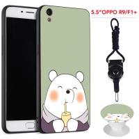 ราคา เคสโทรศัพท์มือถือซิลิโคนแบบนิ่มพร้อมขาตั้งสําหรับ 5.5 Oppo F1 Plus F1+/X9009 (3256000337)
