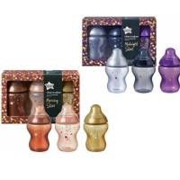 ราคา Tommee Tippee Closer to Nature Morning or Midnight Skies Baby Bottles 260ml - 3 pack (6370171949)