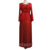 ราคา ชุดราตรีมือ 2 (ชุดราตรีมือสอง) ชุดราตรีคนอ้วน สีเเดงเเยกชิ้น ผ้าลูกไม้เเขนยาวซีทรู By missuri(มิสซูริ) (3055274794)