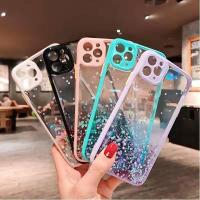 ราคา [ใส่โค้ด VALISHVS242 ลด 15%]เคสขอบสีกากเพชร กล้องขอบส SamsungA11 M11 A12 A42 (4088195309)