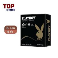 ราคา เพลย์บอย ถุงยางอนามัยผิวเรียบ ขนาด 49 มม จำนวน 6 กล่อง (4173077147)