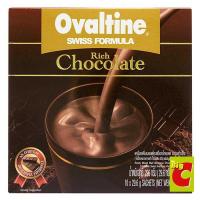 ราคา Ovaltine โอวัลติน สวิส ริช เครื่องดื่มมอลต์รสช็อกโกแลตปรุงสำเร็จ ขนาด 296 กรัม (4331726761)