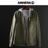 ราคา เสื้อทหาร เสื้อฮู้ดทหาร Jacket เขียวทหาร งาน AMNESIA แท้ JK412 (4838916855)