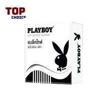 ราคา Playboy Condom BlackTie เพลย์บอย แบล็คไทด์ ถุงยางอนามัยผิวไม่เรียบ แบบมีขีด ขนาด 52 มม จำนวน 1 กล่อง (8411344312)