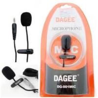 ราคา DAGEE Microphone ไมค์ ติดอก ไมค์มือถือ DG 001MIC ไมค์ไลฟ์สด ไมโครโฟน ต่อ คอมพิวเตอร์ มือถือ หนีบปกเสื้อ (1822923689)