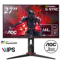 ราคา AOC 27G2 27 Gaming IPS Monitor 1080P 1ms 144Hz G sync Height Adjustable รับประกัน 3 ปี (6614358432)