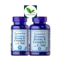 ราคา Puritan s Pride Stress Vitamin B Complex with Vitamin C 500 Timed Release 60 120 Caplets (11455027654)