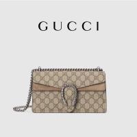 ราคา Gucci New Dionysus series GG กระเป๋าสะพายใบเล็ก กระเป๋าถือผู้หญิง กระเป๋าแฟชั่น กระเป๋าสายโซ่ ของแท้ 100 (15013020418)