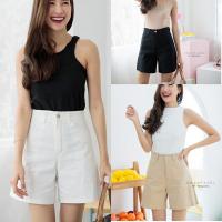 ราคา JS เข้าใหม่ กางเกงขาสั้นผ้ายีนส์ กางเกงยีนส์ขาสั้น กางเกงยีนส์สั้นกระดุมหน้า (9904095603)