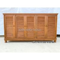 ราคา ส่งฟรี ตู้อเนกประสงค์ไม้สักทอง ตู้ใส่รองเท้า ใส่ได้สูงสถด45คู่ ตู้เก็บถ้วยจาน ตู้เก็บของ ตู้เก็บผ้า (11700505541)