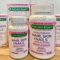 ราคา พร้อมส่ง Nature s Bounty Hair Skin Nails วิตามิน Nature บำรุงผมผิวเล็บของแท้100 Exp 08 2023 (1610359074)