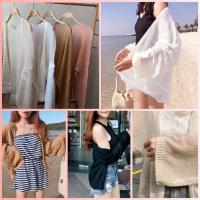 ราคา รหัส C2 02 เสื้อคลุมแขนยาว เสื้อคลุมคาร์ดิแกน ใส่กันแดดได้ดี ผ้าคอตตอน เสื้อกันแดด เสื้อคลุม เสื้อคลุมกันกันUV (9529074044)