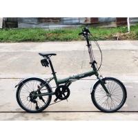 ราคา จักรยานพับเล็ก เก่าญี่ปุ่น ยี่ห้อ mini cooper แท้ สีเขียวพาสเทลสวยๆ คันที่ 2 เฟรมอะลูมิเนียม ทรง by dahon TW (10110124507)