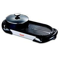 ราคา Clarte เตาปิ้งย่างอเนกประสงค์พร้อมหม้อสุกี้ Non Stick 1 800 วัตต์ รุ่น FBB421B (1978359173)