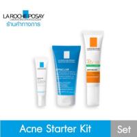 ราคา Acne Starter Kit La Roche Posay EFFACLAR Duo 5ml และ Effaclar Gel 50ml และ Anthelios Dry Touch 15m ครีมบำรุงหน้า (9410792793)