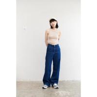 ราคา กางเกงขากระบอกเอวสูง Basic jeans BJ (11910173459)