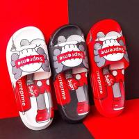 ราคา รองเท้าแตะsupreme สุดฮิตรองเท้าแตะสวมสไตล์ซูพรีม แบนด์แฟชั่น เบาใส่สบาย ใส่ได้ทั้งผู้ชายผู้หญิงเลยนะ สาวกsuprem2266A 2 (11011318404)