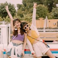 ราคา Cicishop Q330 เสื้อครอปสายเดี่ยวโครเชต์ คอวี ไหมพรมถัก เซ็กซี่น่ารัก (8039112745)