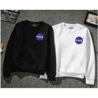 ราคา H M ป้ายแท็ก NASA CREWNECK NASA สําหรับผู้ชาย และผู้หญิง (8026329050)
