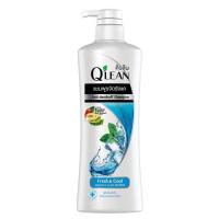 ราคา Q lean คิวลีน แชมพู ขจัดรังแค สูตรเย็น สดชื่น Fresh Cool 340 มล ขวดปั๊ม สีฟ้า LIONSOS (466099266)
