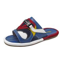 ราคา TAYWIN แท้ รองเท้าแตะเทวินทร์ ผู้ชาย รุ่น SKF 29 หนังนิ่มสีน้ำเงิน ขาว กลับสีกรมท่าสลับ (1800407158)