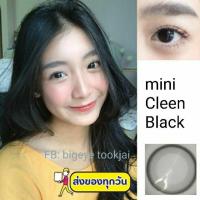 ราคา Kitty kawaii ๑ สีดำ black mini Cleen Clean สายตา 00 ถึง 1000 Contactlens บิ๊กอาย คอนแทคเลนส์ ราคาถูก แถมตลับฟรี (4702421018)
