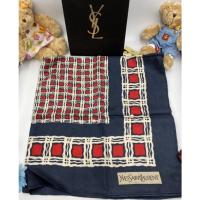 ราคา YSL 34 ผ้าsilk ผืนใหญ่มากลายสวย ผ้านิ่มมาก ขอบม้วนกุ้น ผ้าพันคอแบรนด์เนมผ้าคลุมไหล่ ผ้าคาดอก (8885546944)