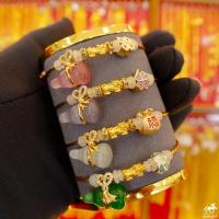 ราคา ข้อมือปี่เซียะทองคำแท้แพนโดร่า เกลียวทองเหลือง น้ำหนักทอง 0 1 0 15 กรัม ทองคำแท้ 99 9 24K ยาว 15 18 cm ปรับได้ (8709540853)