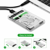 ราคา USB3 0 to SATA3 0 External Hard Drive Enclosure Hard Disk Storage Box with SATA to USB Connector Cable Support UASP f (7240766908)