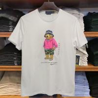ราคา Ralph Lauren Ralph Lauren bear t shirt men s summer polo shirt bear round neck cotton short sleeved men (8283348225)