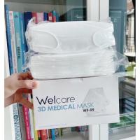 ราคา พร้อมส่งทันที Welcare 3D WF 99 หน้ากากอนามัยทางการแพทย์ แบบกล่อง จำนวน 50 ชิ้น (15721005587)
