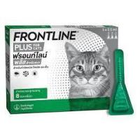 ราคา Frontline Cat Plus สำหรับแมว 1 กล่อง บรรจุ 3หลอด ยาหยดกำจัดเห็บ หมัด ไข่หมัด สำหรับสุนัข และแมว (11515861467)