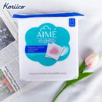 ราคา Aime Beauty Cotton Pad 90g สำลีเช็ดหน้าแผ่นหนานุ่มผลิตจากฝ้ายธรรมชาติ 100 150 แผ่น เอเม่ KORIICO (1633052330)