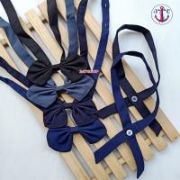 ราคา คอซอง แบบสำเร็จ คอซองผูกเอง โบว์ไขว้ ตราสมอ สีดำ สีกรมอ่อน สีกรมเข้ม สีเทา พร้อมส่ง (4939069866)