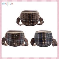 ราคา Mojito กระเป๋าสะพายไหล่แฟชั่นสําหรับสตรีผ้าขนสัตว์ Messenger ทรงครึ่งวงกลม (10077128586)