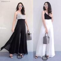 ราคา S 5XL กางเกงปีกชีฟอง ผ้าชีฟอง ป้าย Poontarika กางเกงมีปีก กางเกงทำงาน กางเกงผ้าชีฟอง กางเกงขายาวแฟชั่น กางเกงขาบาน (13162121488)