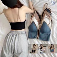ราคา BRA สปอร์ตบรา สปอร์ตบราแบบสวม เสื้อปอร์ตบราแฟชั่น ชุดชั่นในแฟชั่น ชุดชั้นใน ไร้ตะขอ ผ้านิ่ม ใส่สบาย (15610142043)