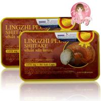 ราคา 2กล่อง หลินจือ พลัส ชิตาเกะ LINGZHI PLUS SHIITAKE เห็ดหลินจือสกัดเข้มข้น 60แคปซูล กล่อง (1926148441)
