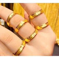 ราคา คละลายจ้า แหวนทองคำแท้น้ำหนักครึ่งสลึง พร้อมใบประกันจ้า 1 9g เลือกลายช่องแชทจ้า (4810180145)