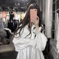 ราคา สื้อเชิ้ตชีฟอง OVERSIZE เสื้อเชิ้ต แขนยาว เสื้อชีฟอง เชิ้ตชีฟอง ถ (9962072437)