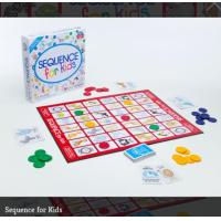 ราคา Sequence for kids Board Game ของเล่นเสริมพัฒนาการ เกมฝึกทักษะทางภาษาอังกฤษ sequence for kid (1701939456)