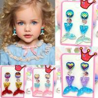 ราคา พร้อมส่งจากไทย ตุ้มหูหนีบ ต่างหูหนีบเด็ก ลายน่ารัก ตุ้มหูเด็ก ต่างหูเจ้าหญิง เอลซ่า โซเฟีย คิตตี้ Frozen Kitty Sofia (8825005577)