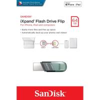 ราคา SanDisk iXpand Flash Drive Flip 64GB SDIX90N 064G GN6NN แฟลชไดร์ฟสำหรับ iPhone และ iPad (4258159421)