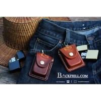 ราคา ซองหนังใส่ ZIPPO ซองหนังแท้สำหรับใส่ไฟแชค ZIPPO HANDMADE 100 By BACKFHILL (3742273781)